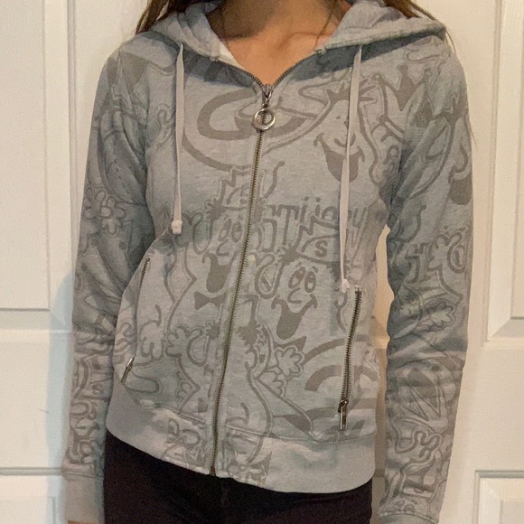 Vintage stussy zipup hoodie size XS - Picture 1 of 3